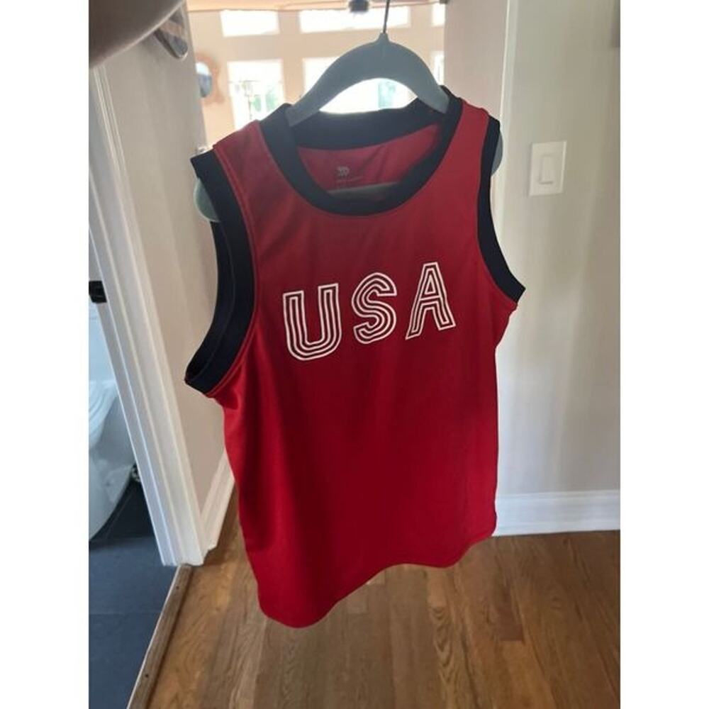 All in motion boys tank top jersey USA size 8